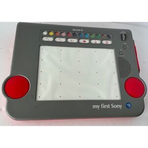 Sony My First Sony Electronic Sketch Pad HB-A5050 Red Vintage Toy One Size